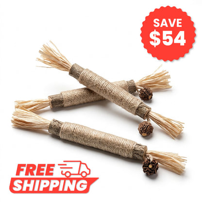Meowlys™ Silvervine Chewing Sticks - 3 Pack  [ONE-TIME OFFER]