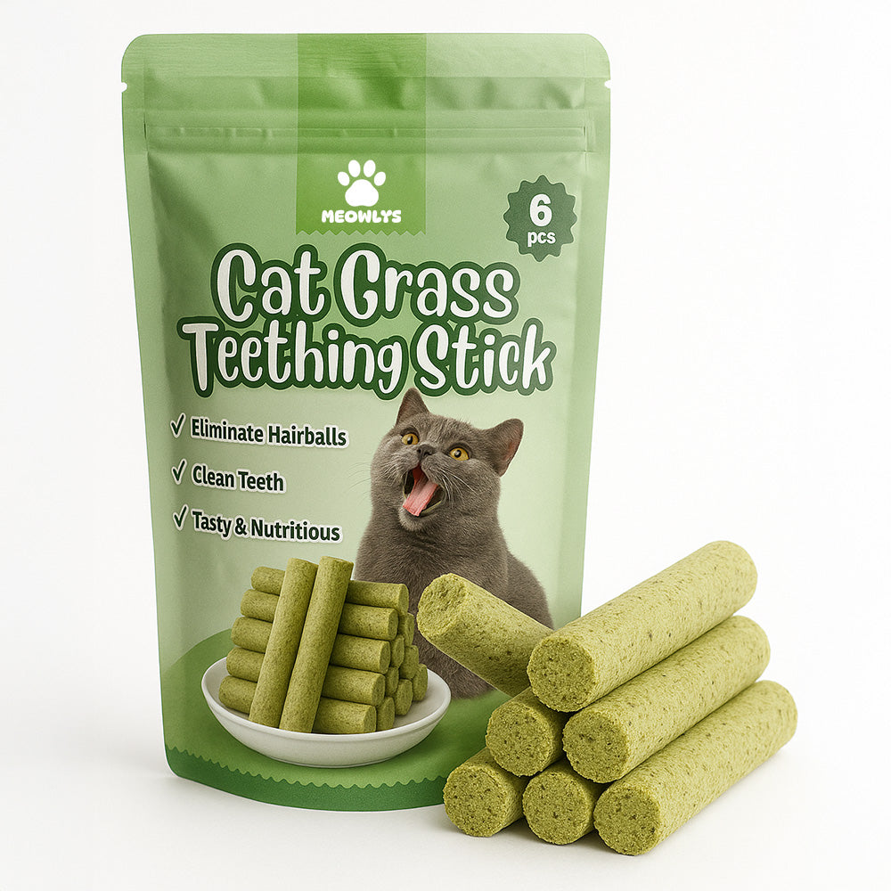 Cat Grass Teething Sticks (Free Today)